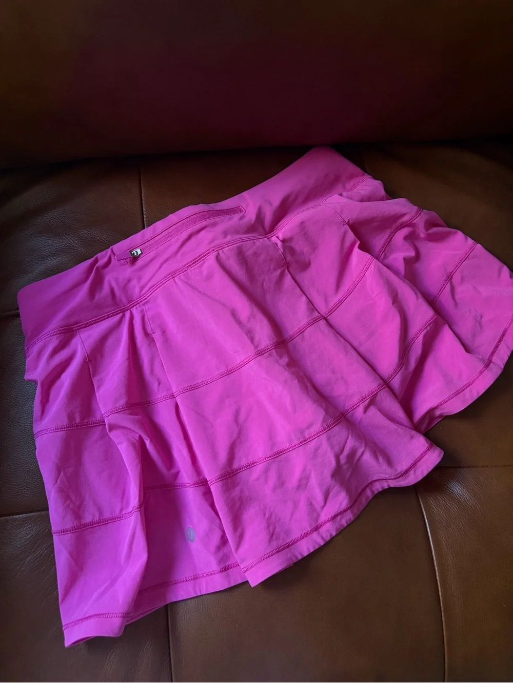 lululemon athletica Bright Pink Athletic Skort